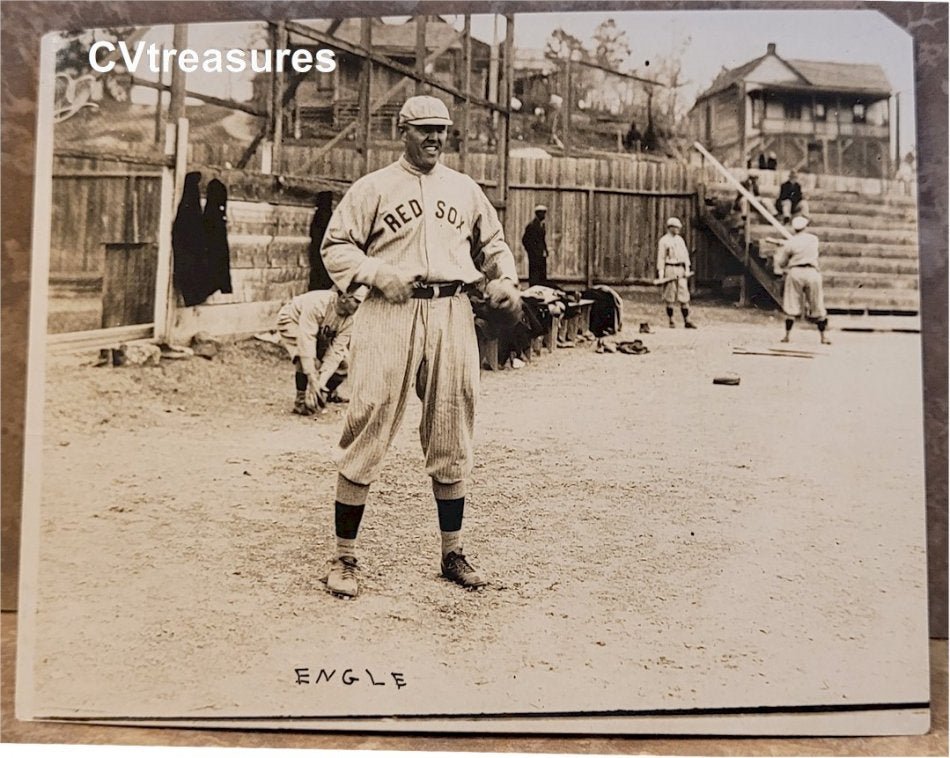 Red Sox Rare Baseball TYPE I Photo sports George Bain 1914