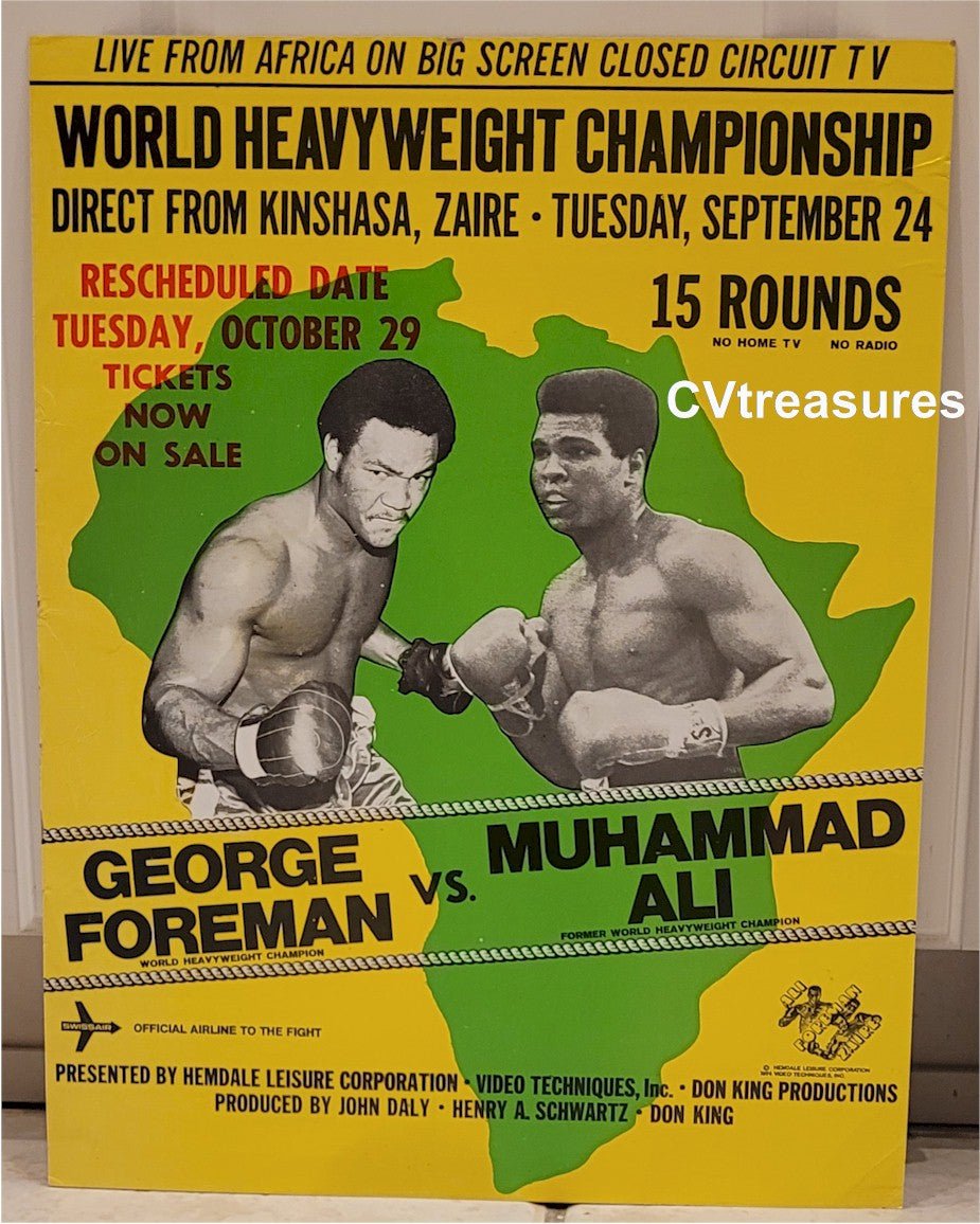Rumble In The Jungle Muhammad Ali George Foreman Fight Poster Original rumble-in-the-jungle-muhammad-ali-george-foreman-fight-poster-original