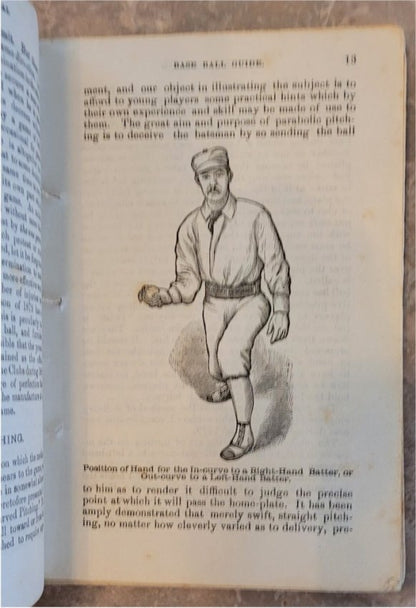 Spalding Base Ball Guide Original Vintage Antique 19th Century