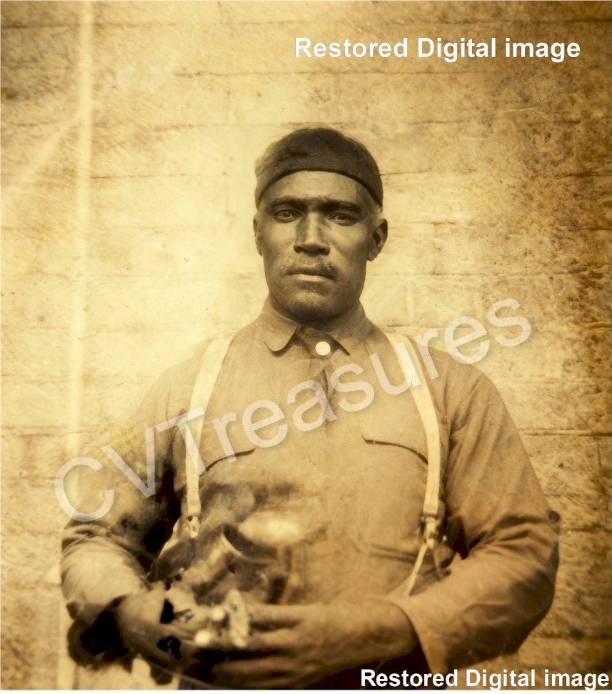 STUNNING Civil War Historical Tintype Photo BLACK Union Soldier RARE RARE