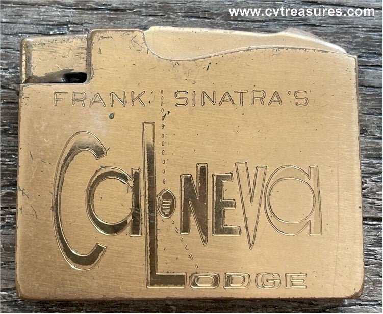 Ultra - RARE Frank Sinatra Original Vintage Elgin Cal Neva Lighter