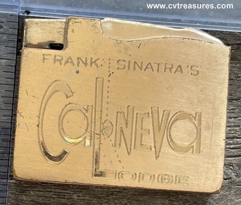 Ultra - RARE Frank Sinatra Original Vintage Elgin Cal Neva Lighter