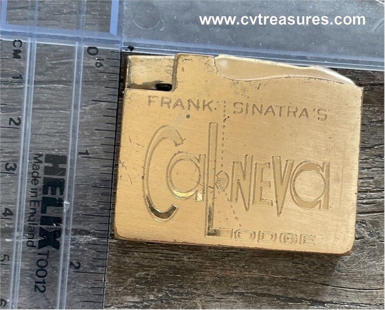 Ultra - RARE Frank Sinatra Original Vintage Elgin Cal Neva Lighter