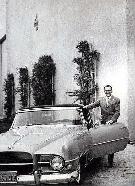 Vintage Authentic Autograph In Person FRANK SINATRA 1962