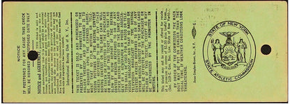 Vintage Boxing Program and Ticket Sports Memorabilia, ROCKY MARCIANO Roland La Starza 1953