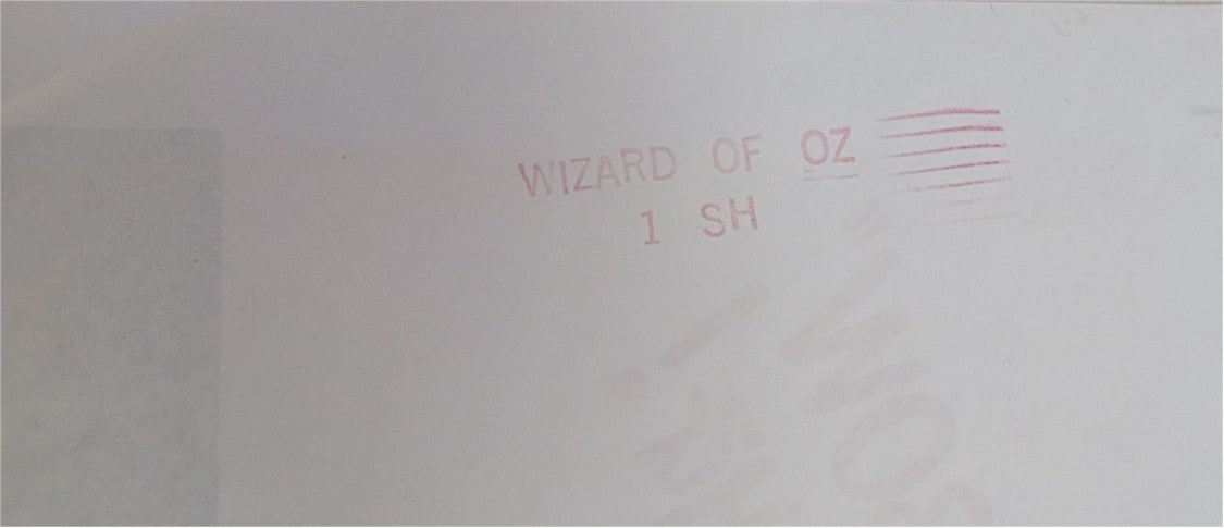 Wizard of Oz Original Authentic vintage movie theater poster One Sheet Judy Garland