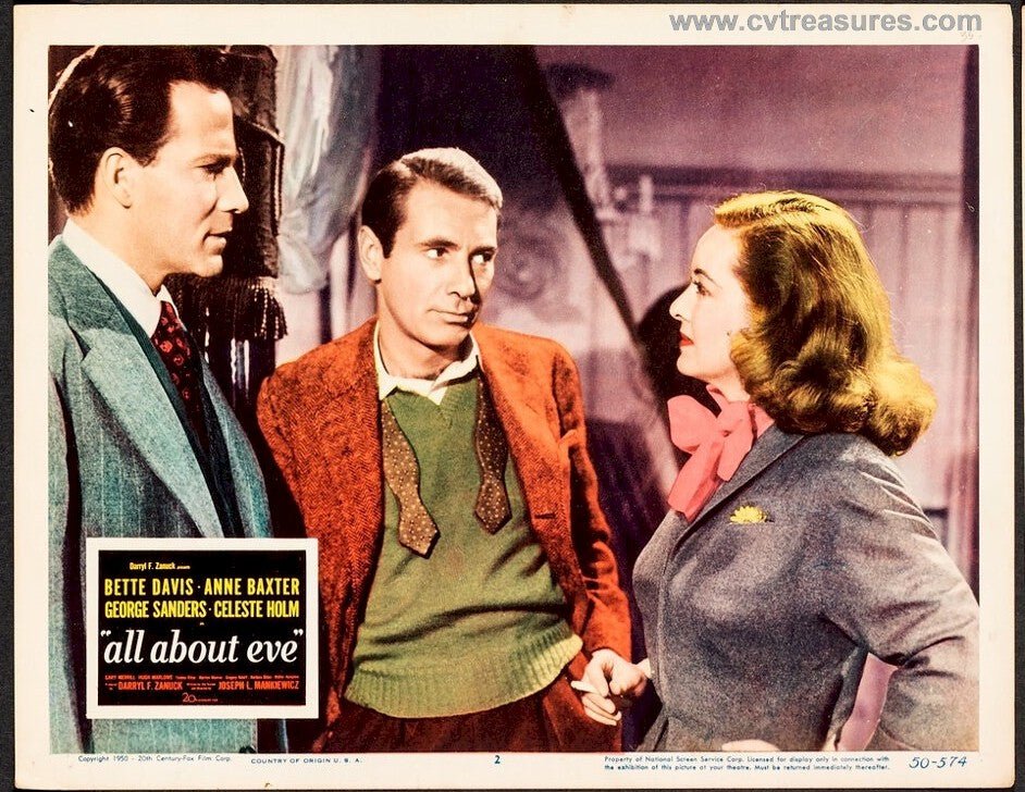 All About Eve Original Antique Movie Poster Lobby Card 3