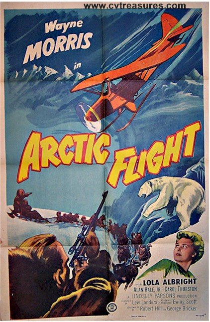 Arctic Flight Original Vintage Movie Poster one sheet antique aviation