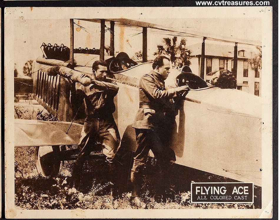 Flying Ace Original Vintage Lobby Card Silent Movie Poster Antique Aviation 3