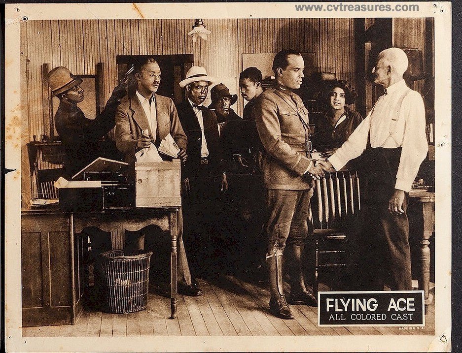Flying Ace Original Vintage Lobby Card Silent Movie Poster Antique Aviation 4