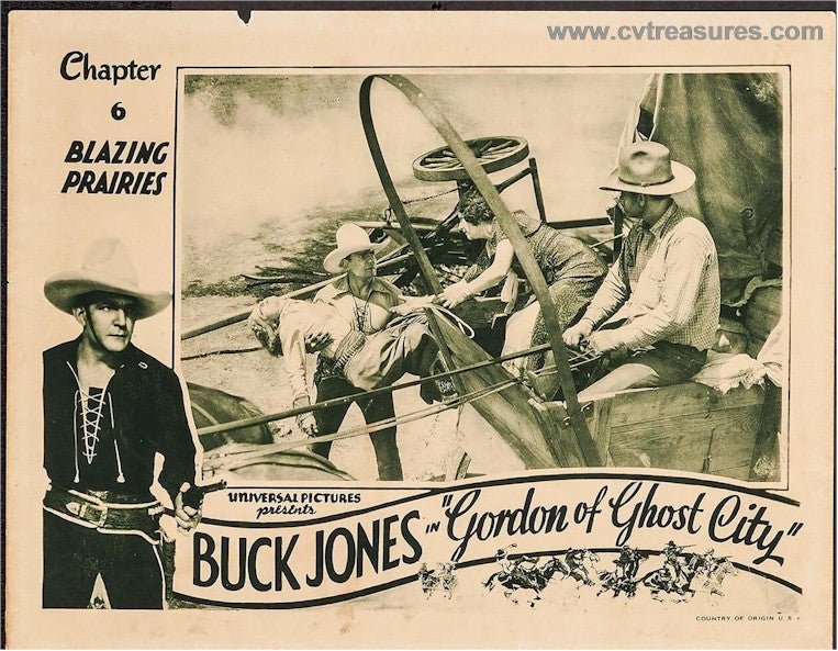 Gordon of Ghost City Vintage Western Lobby Card Chapter 6 Buck Jones