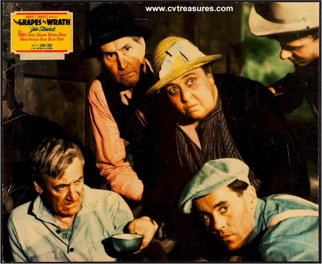 Grapes of Wrath Original Vintage Jumbo Lobby Card Fonda 3