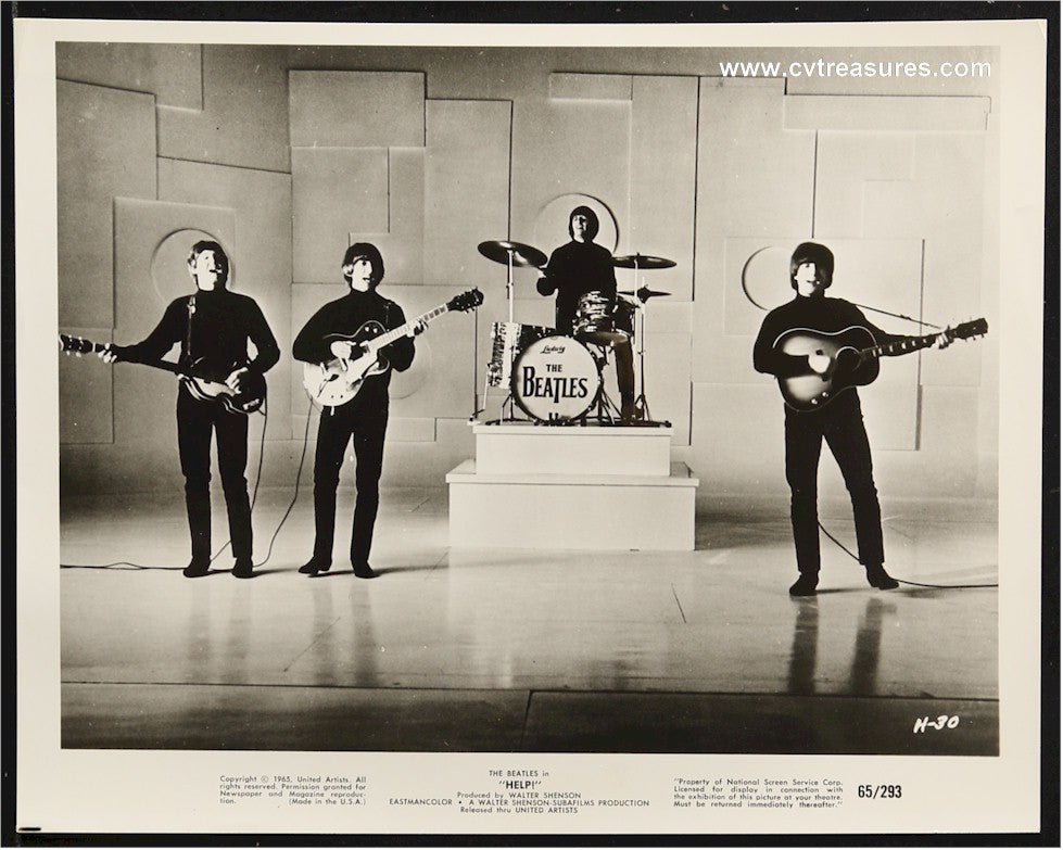 HELP, Beatles Original Authentic Vintage Movie Still Photo 1965 Beatles memorabilia