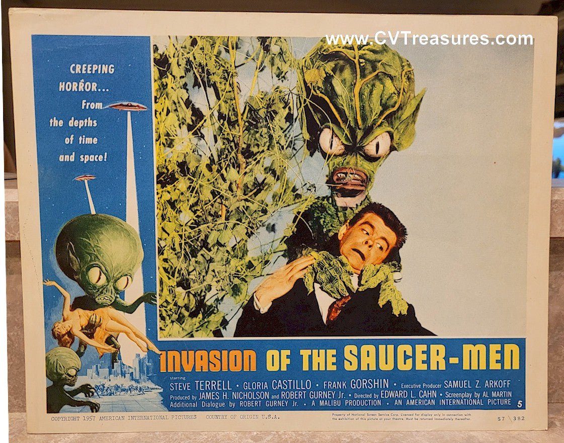 Invasion of the Saucer - Men Original Authentic vintage lobby card movie theater poster choke