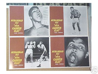 Muhammad Ali "aka Cassius Clay", 1970 Original lobby card set