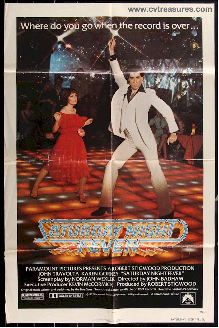 Saturday Night Fever Original Vintage Movie Poster One Sheet