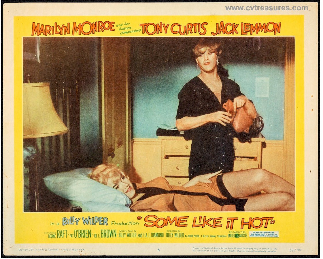 Some Like it HotMarilyn Monroe Vintage Lobby Card Movie Poster