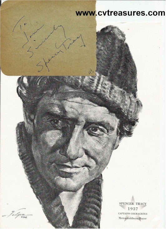 Spencer Tracy Vintage Autograph NICE!