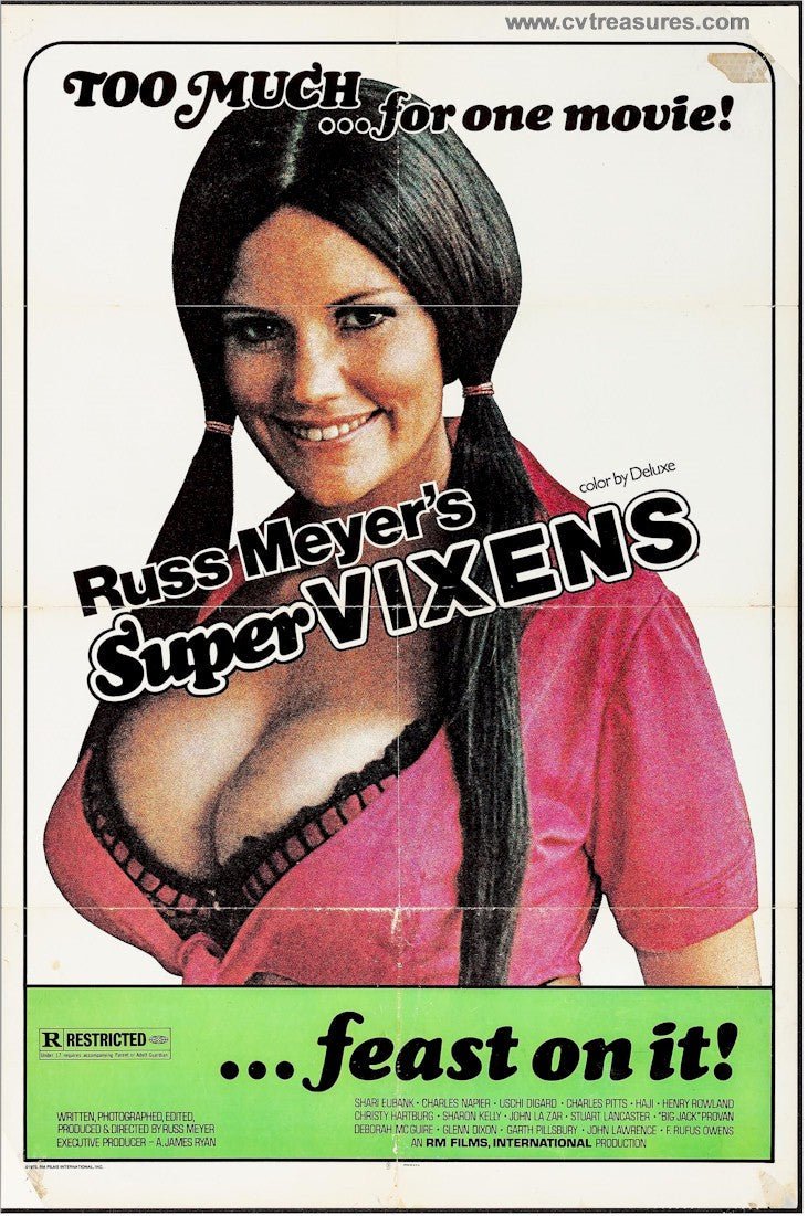 Supervixens Original Vintage Movie Poster One Sheet Russ Meyer