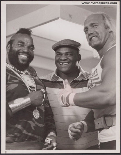 The A - Team Vintage Sports Memorabilia Historical Photo TYpe 1 Hulk Hogan Mr T Fridge Perry