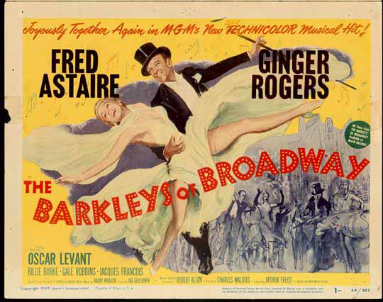 The Barkleys of Broadway, 1949 Fred Astaire & Ginger Rogers Title Card