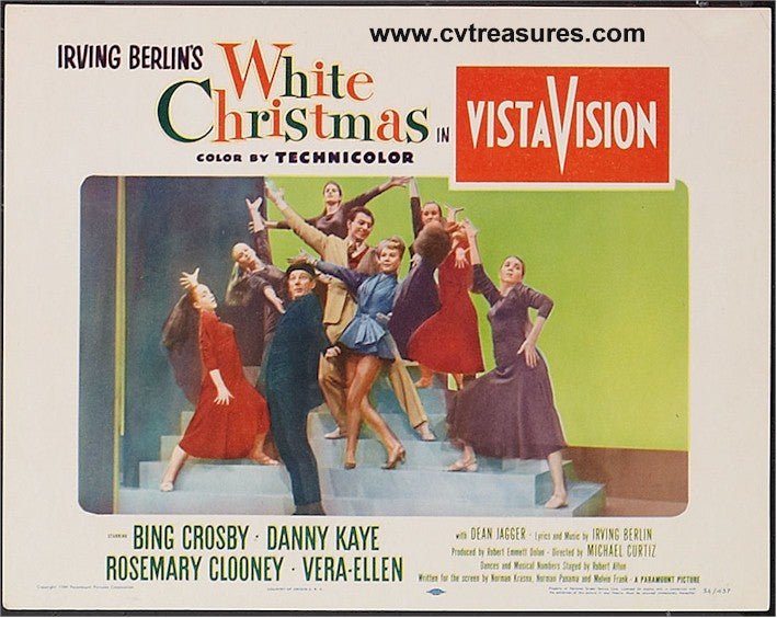 White Christmas Original Authentic Vintage Movie Theater Poster Lobby Card Bing Crosy Danny Kaye #5